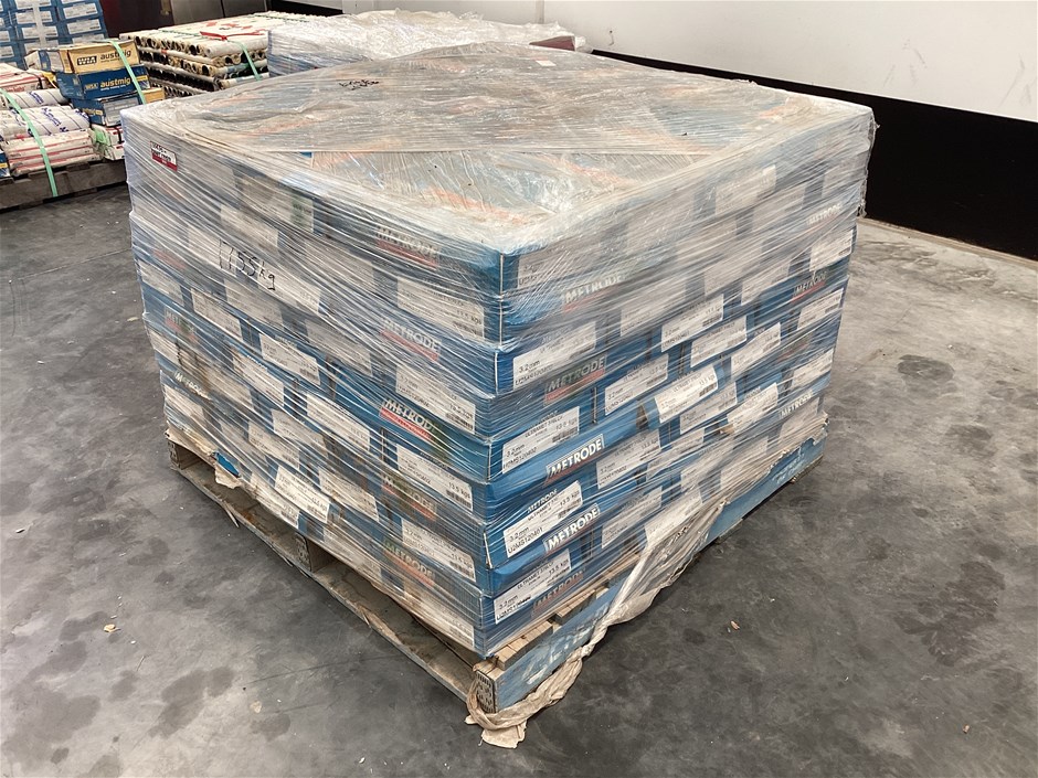 <p>Metrode Welding Electrodes Part Pallet</p>
