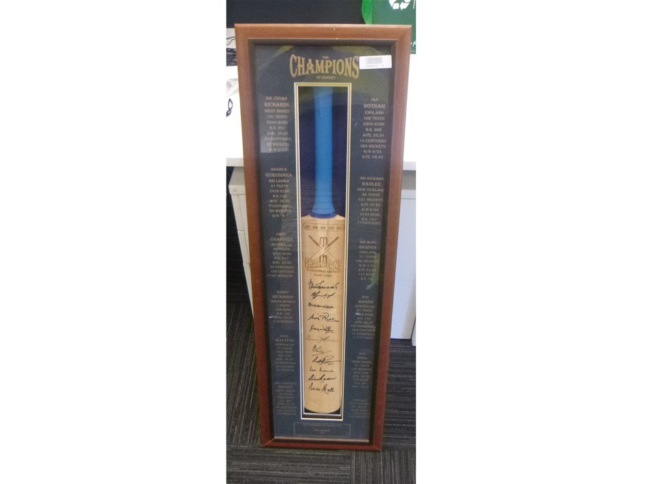 Cricket Memorabilia - Signed Bats, Cards, Stamps, and More