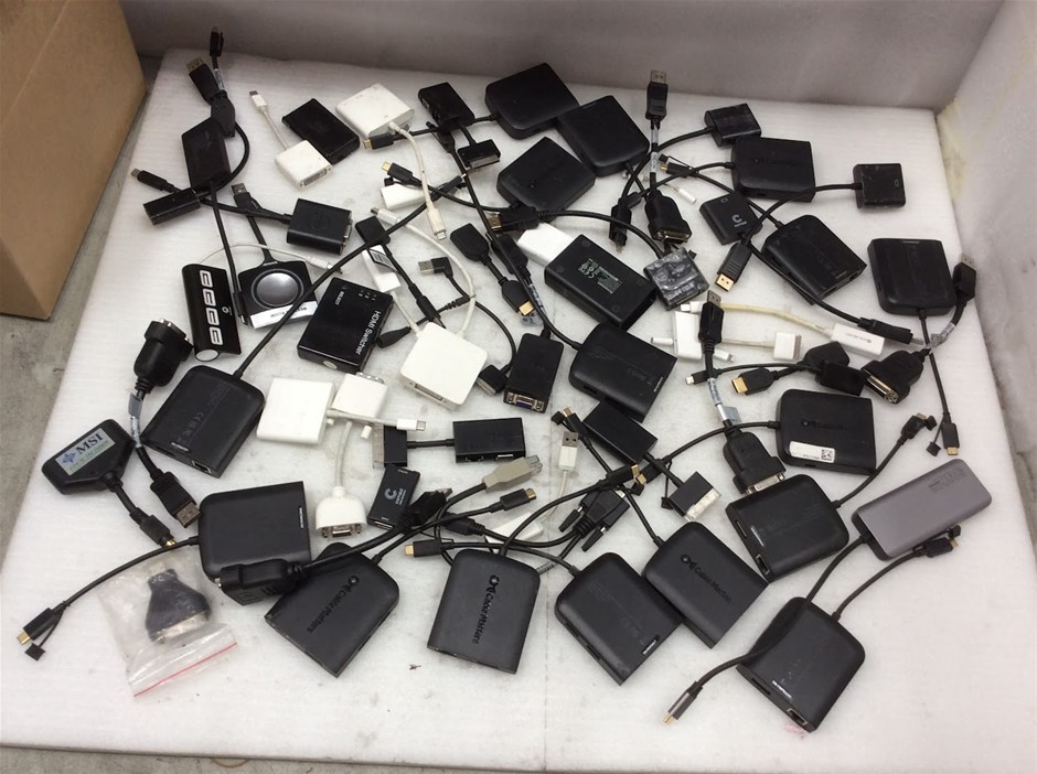 Mixed Brand Video And Usb Adapter Lot
