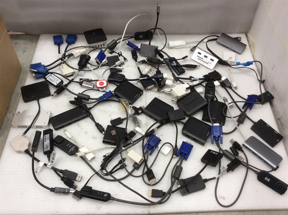 Mixed Brand Video And Usb Adapter Lot