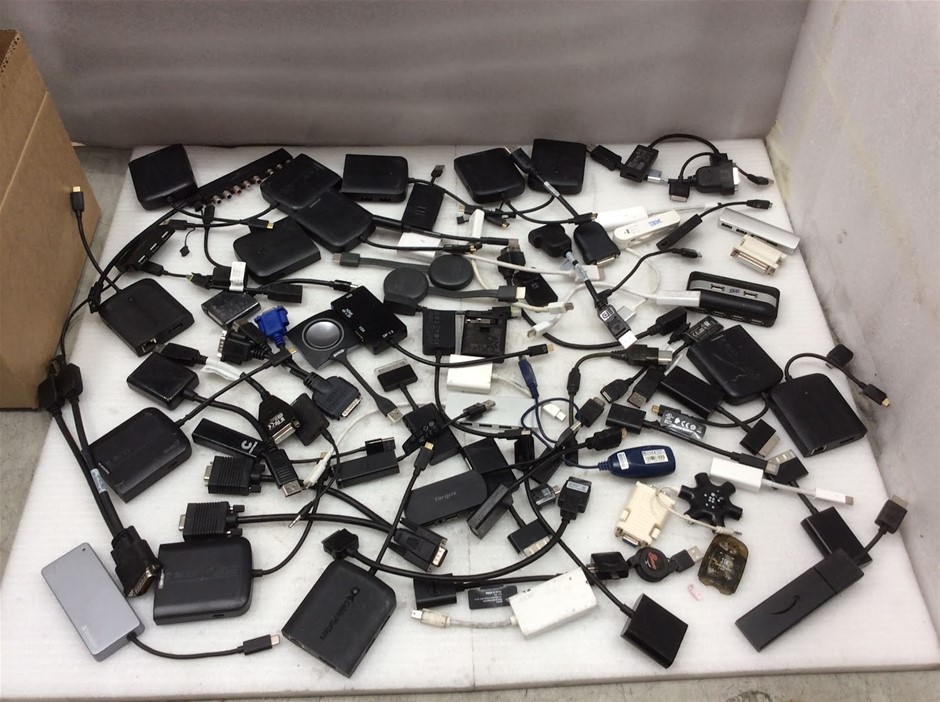 Mixed Brand Video And Usb Adapter Lot