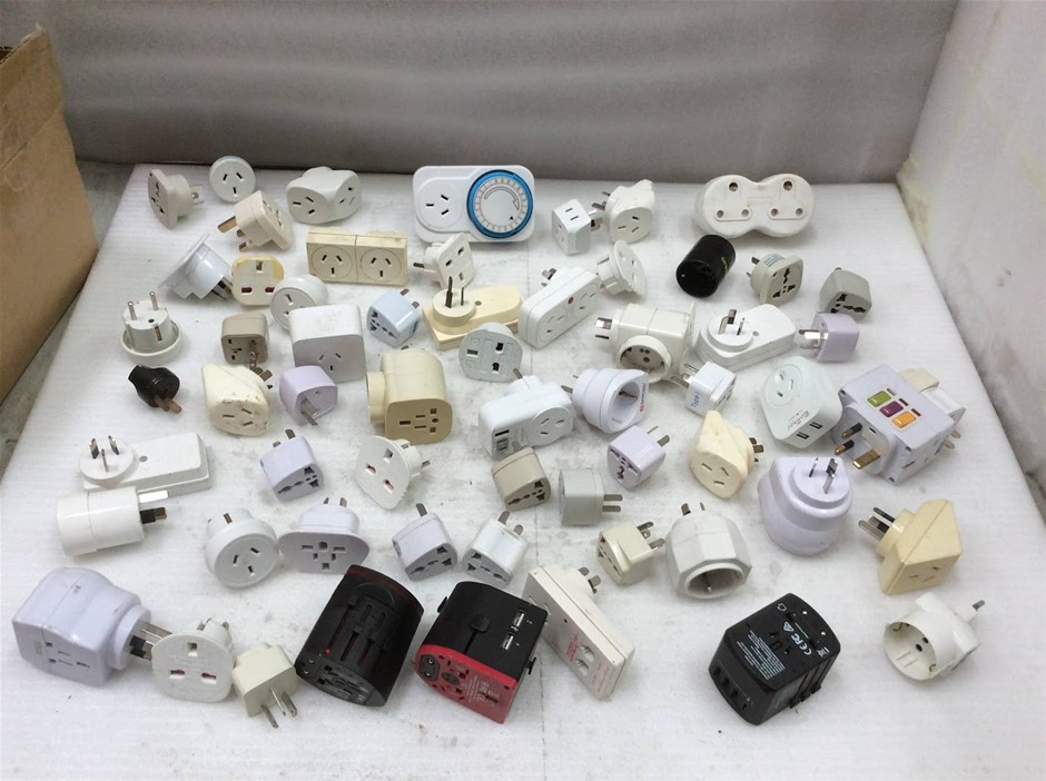 Mixed Brand Multiple Models Power Plug Adapter Lot Auction (0035 ...