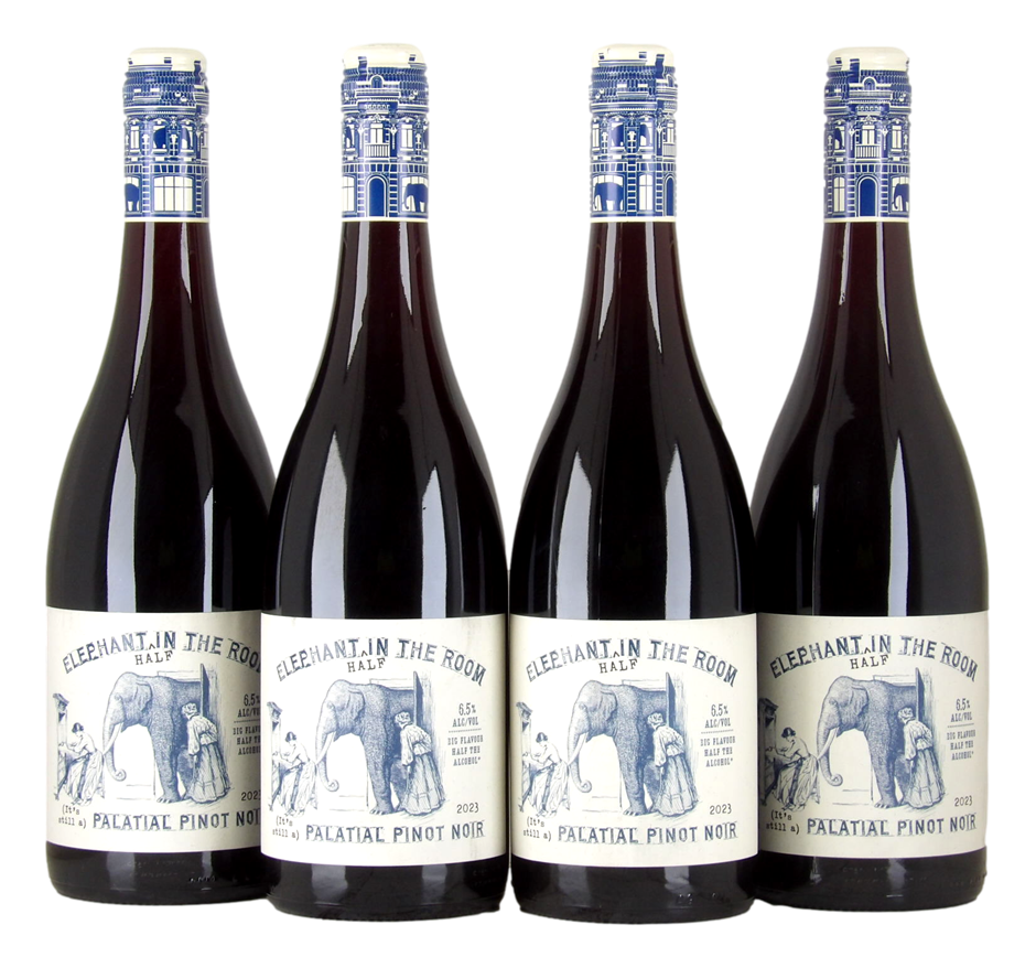 Elephant in the Room Midstrength Pinot Noir 2023 (4x 750mL), SA