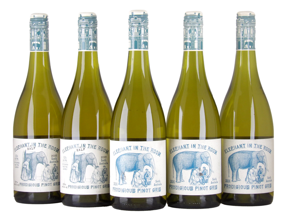 Mixed Elephant in the Room Pinot Gris Pack (5x 750mL), South Australia