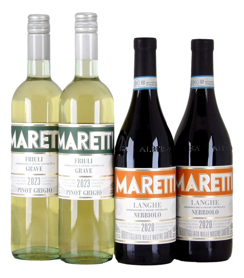 Mixed Maretti Pack (4x 750mL), Italy