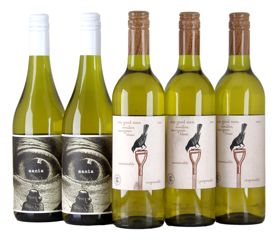 Mixed White Wine Pack (5x 750mL)