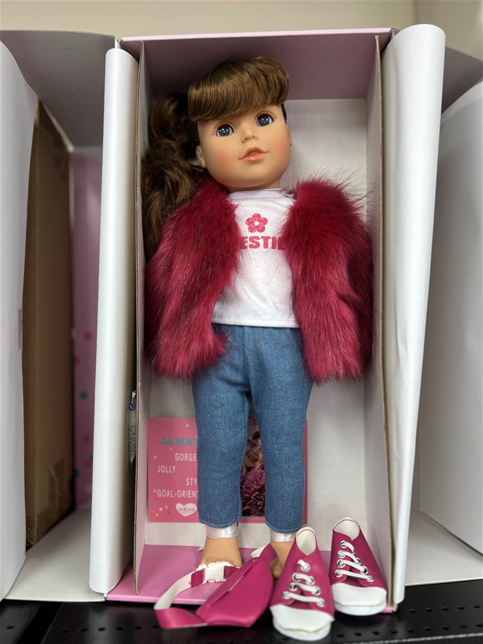 ADORA - Realistic 18-inch Doll - "JANAY". Soft, Huggable Body. Moveable Arm