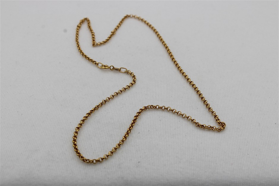 1 x Stamped 9ct Yellow Gold, Chain Necklet