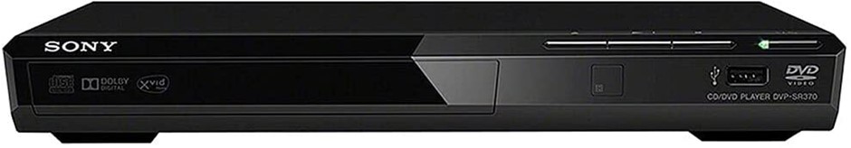 SONY DVPSR370 Compact CD/DVD Home Media Disc Plater, With USB, Black. NB: U