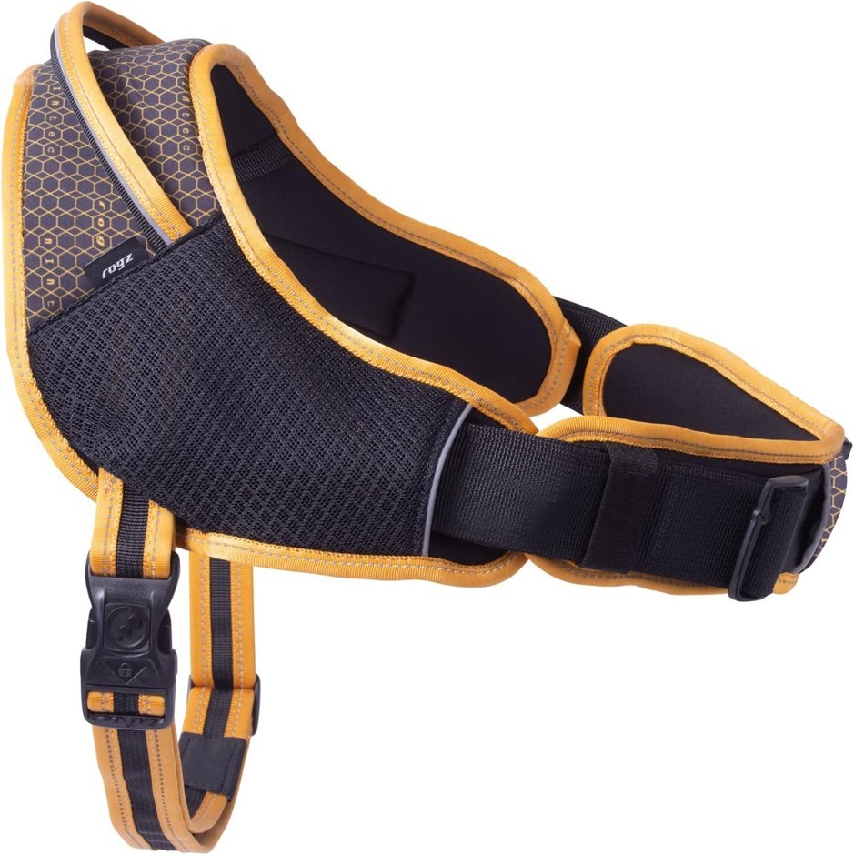 ROGZ Airtech Sport Dog Harness, Burnt Ochre, X-Large.