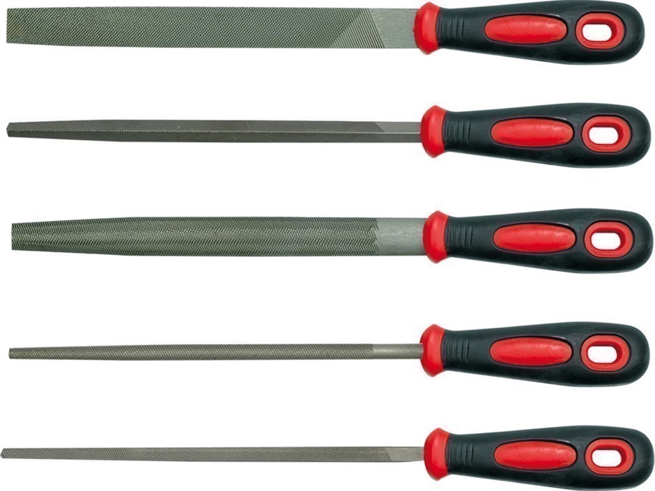 VOREL 5pc 200mm Steel File Set.