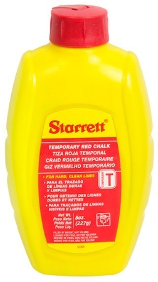 5 x STARRETT 225g Chalks Refill, Red.
