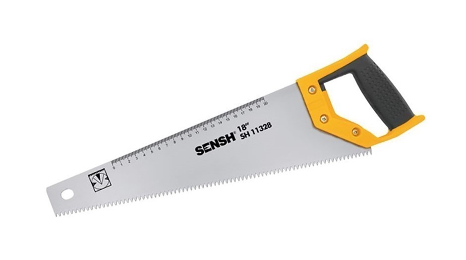 3 x SENSH 450mm Soft Grip Hardpoint Handsaws.