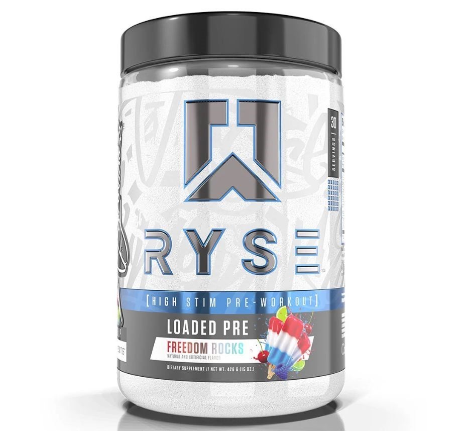 RYSE Loaded Protein Powder, Freedom Rocks Flavour, 426g.