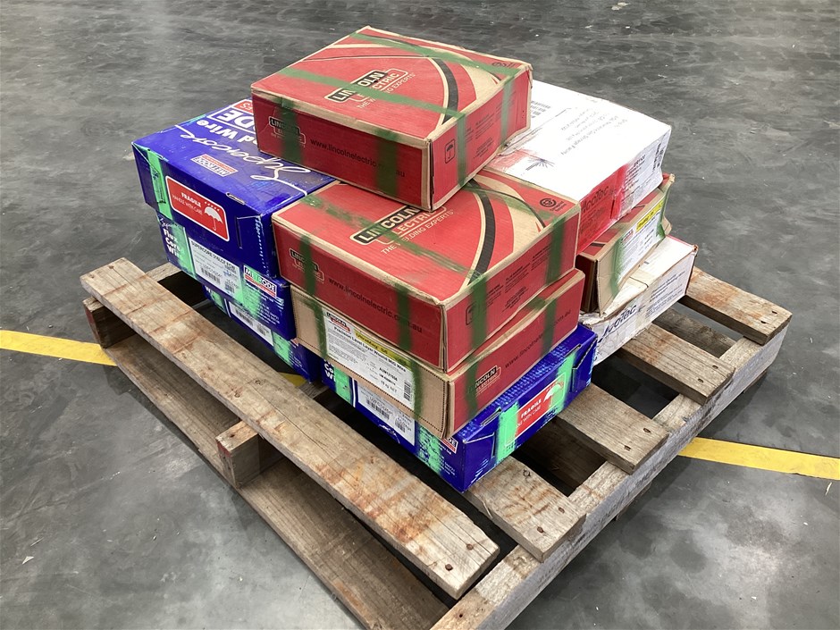 <p>Welding Wire Assorted Part Pallet</p>