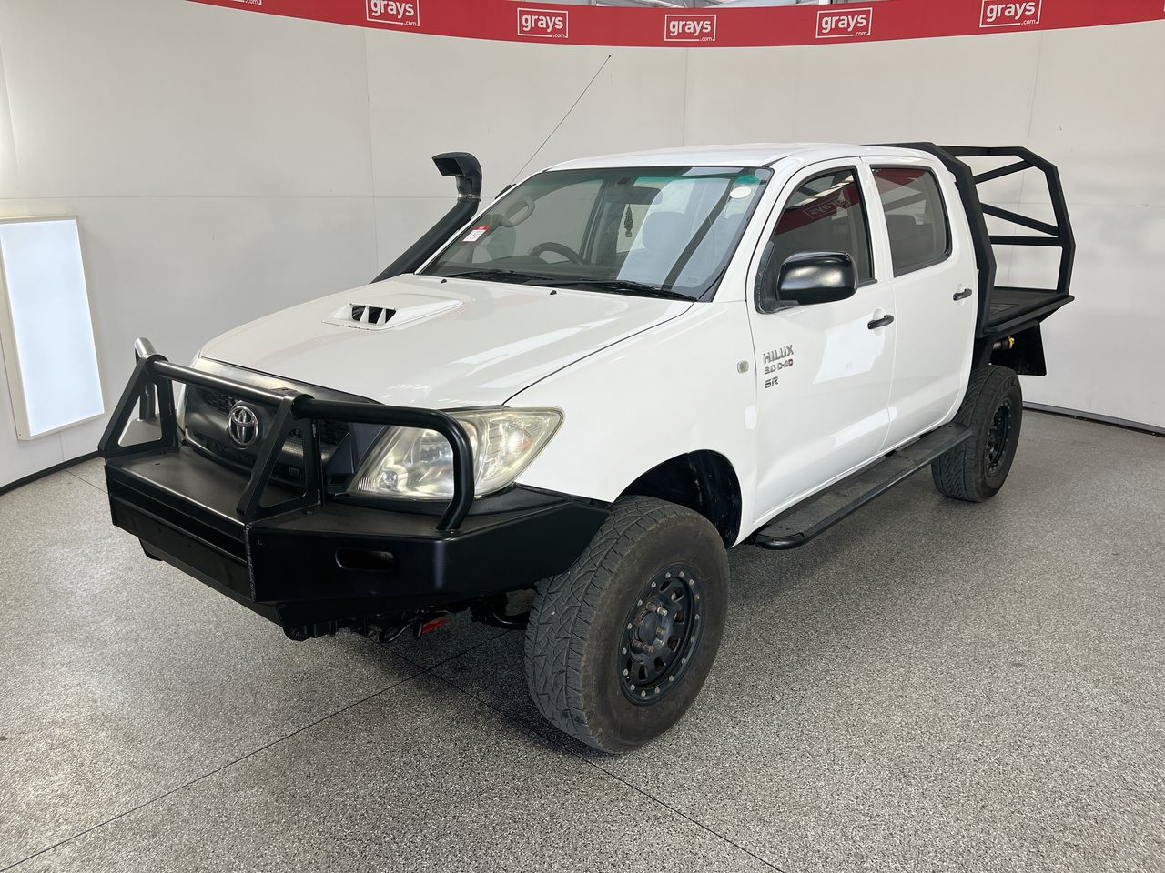 2010 Toyota Hilux SR (4x4) KUN26R Turbo Diesel Manual Crew Cab Chassis