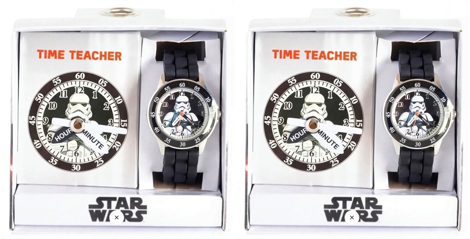 2 x YOU MONKEY Storm Trooper Time Teacher Watch Pack, Black.