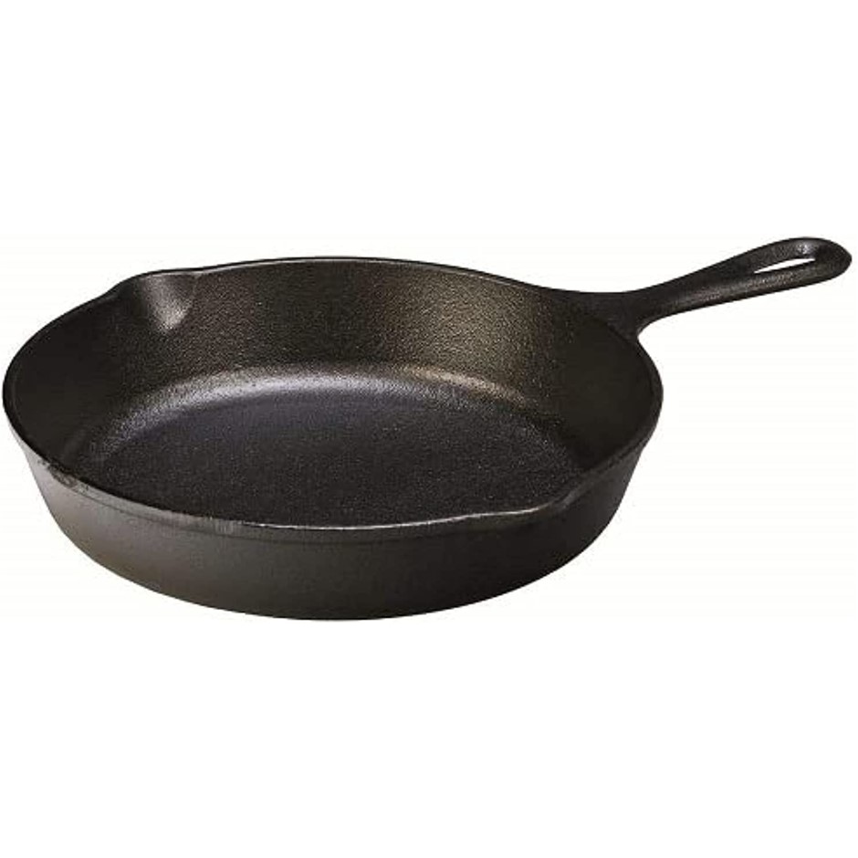 LODGE Cast Iron Skillet, 9", Black, L6SK3.
