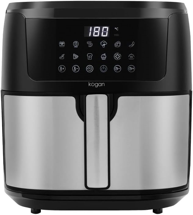 KOGAN 9L Digital Air Fryer, Black