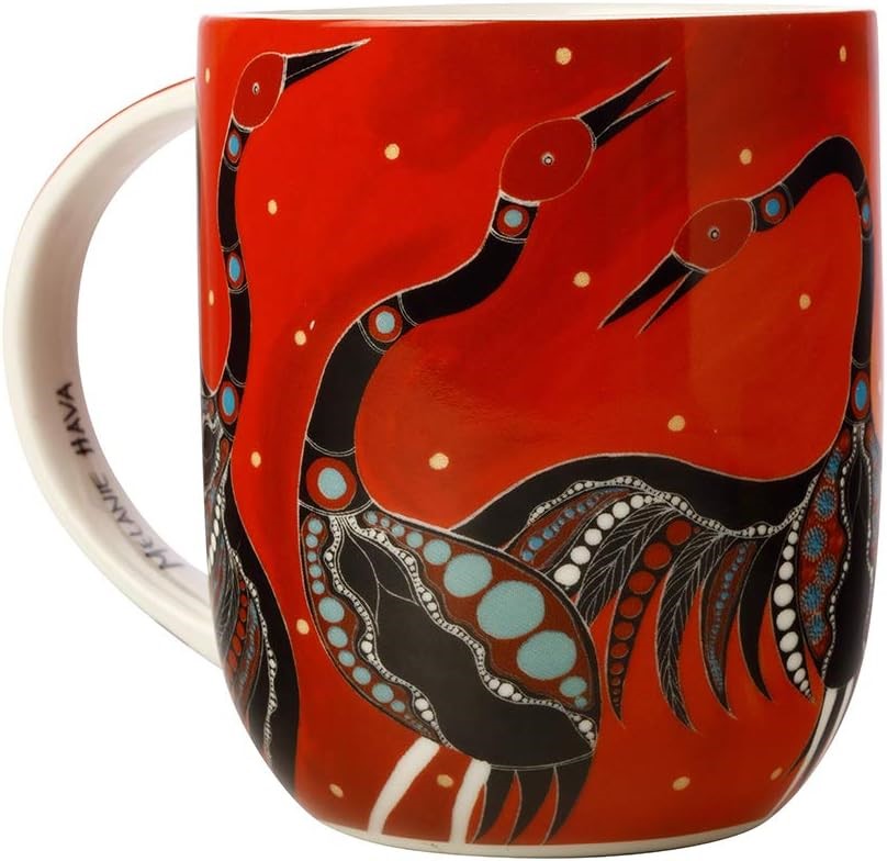 MAXWELL & WILLIAMS Melanie HAVA 440ml Porcelain Coffee/Tea Mug/Cup, Symphon