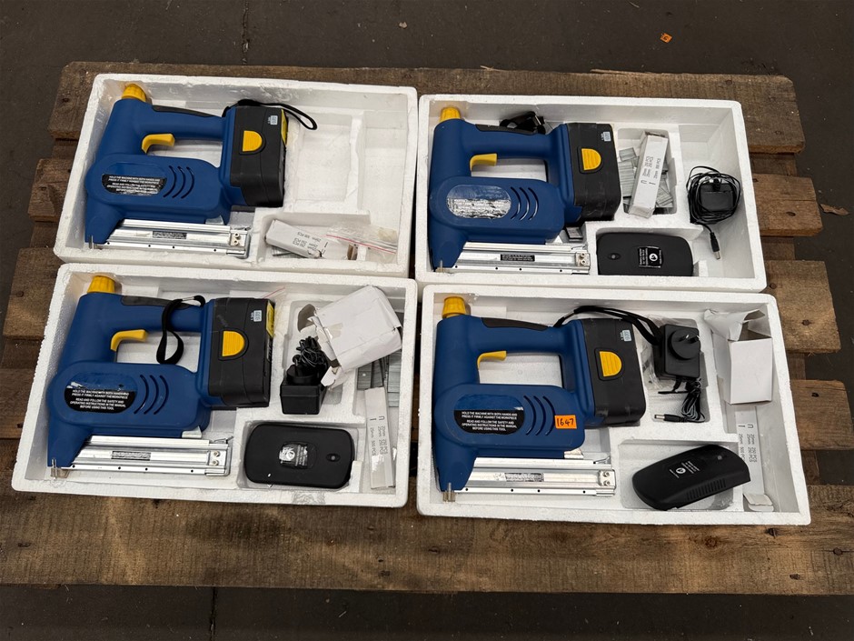 18V DC Cordless Nail Gun x 4 units