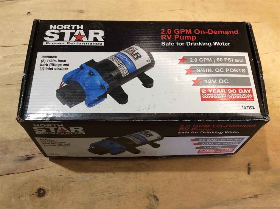 Northstar 2.0 GPM On-Demand RV Pump
