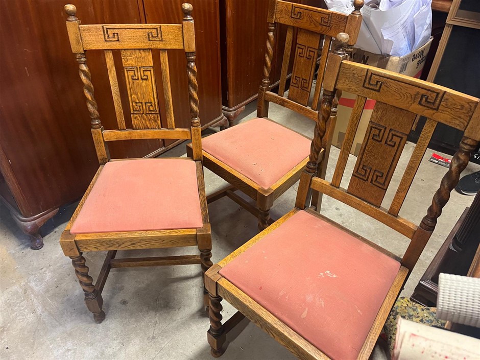 Timber Chairs - Qty x 3
