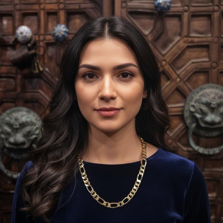 18KGold-filled/Italy Stamped Yellow Gold Filled Figaro  Chain -55cm