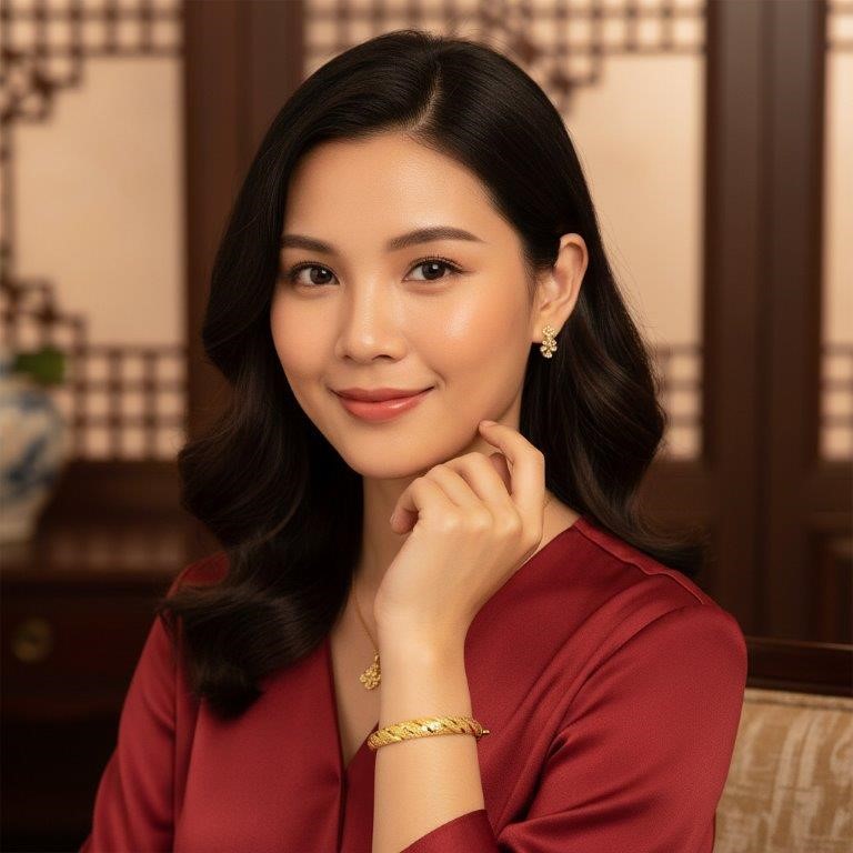 22KGold-filled/Italy Stamped Yellow Gold Filled Bangle -8x59mm