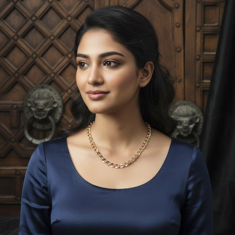 18KGold-filled/Italy Stamped Gold Filled Figaro Chain -50cm