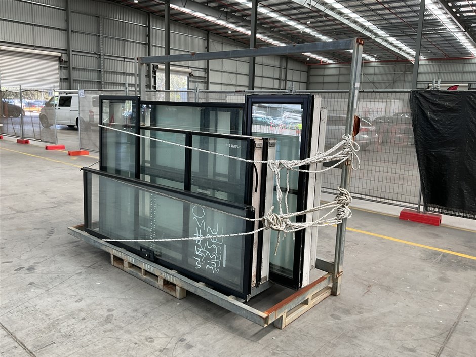 Assorted Alloy Window Frames x 8