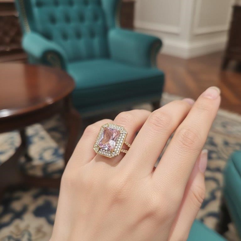 18KGF/Italy Solid Yellow Gold Filled Ring -(stamped)-Warranty Quality-9US