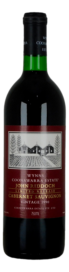 Wynns `John Riddoch` Cabernet Sauvignon 1990 (1 x 750mL) Coonawarra, SA