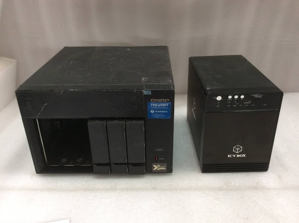 QNAP TVS-672XT Network Attached Storage&ICY BOX IB-3640SU3 Hard Drive Enclo