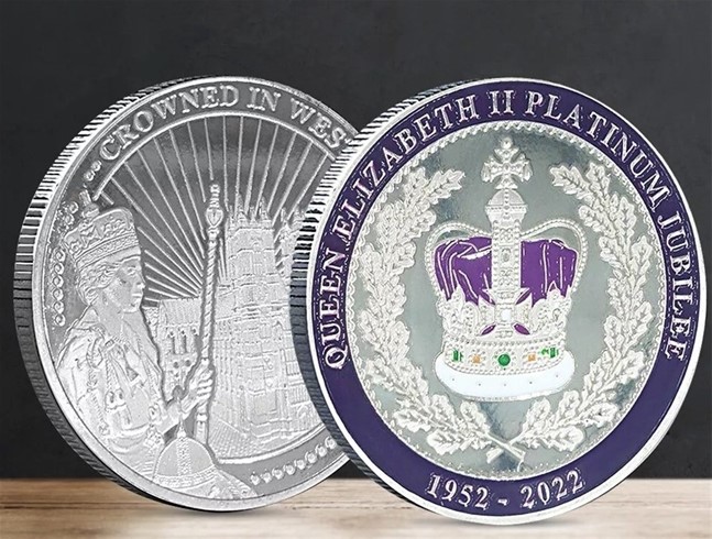 2022 Queen Elizabeth II Platinum Jubilee Commemorative Coin