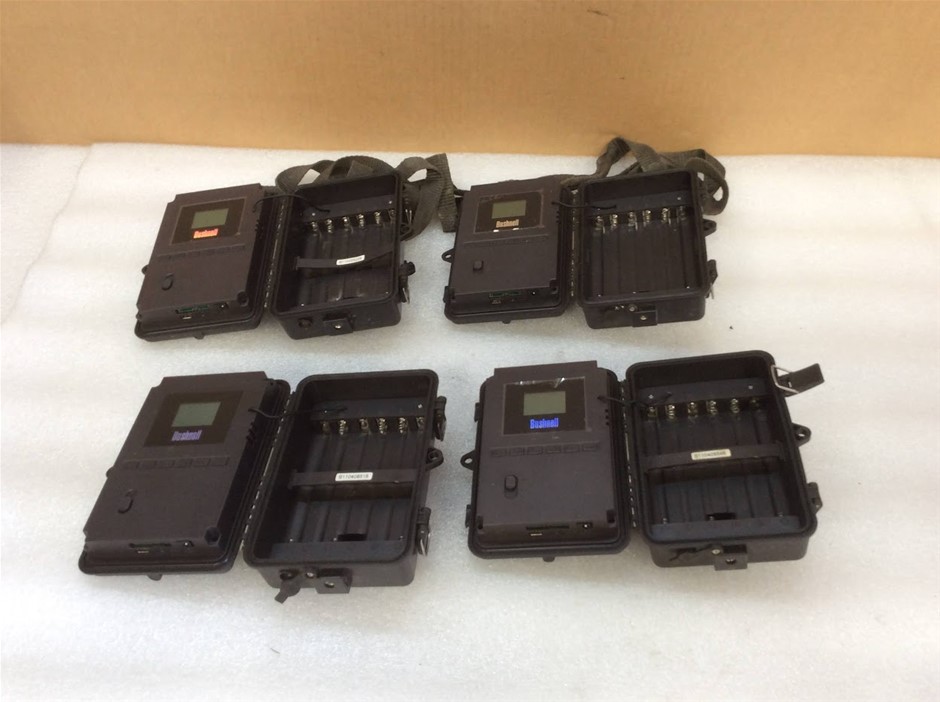 Bushnell 119466 Trophy Camera (Lot of 4)