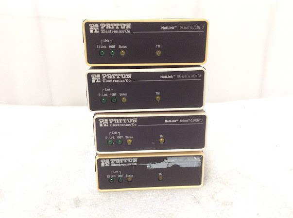 Patton NetLink 10BaseT G.703NTU Network Termination Unit (Lot of 4)