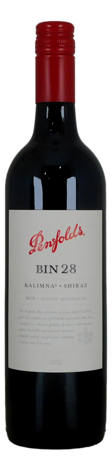 Penfolds Bin 28 Kalimna Shiraz 2010 (1x 750mL), SA.