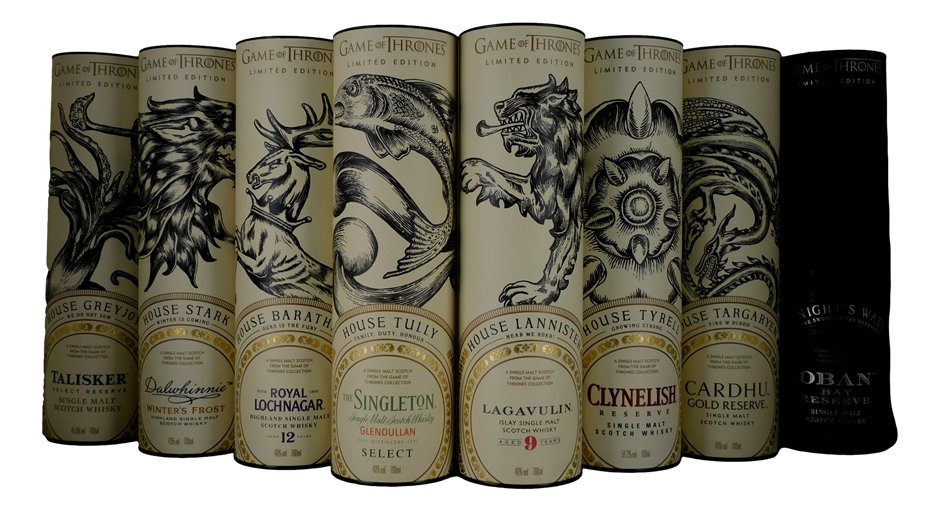 Game Of Thrones 8 Bottle Set Whisky (8x 700mL),  Scotland