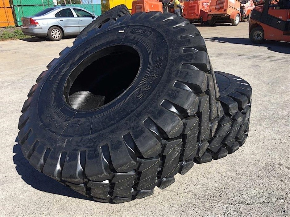Quantity of 2 23.5-25 Earthmoving Tyres (Unused)