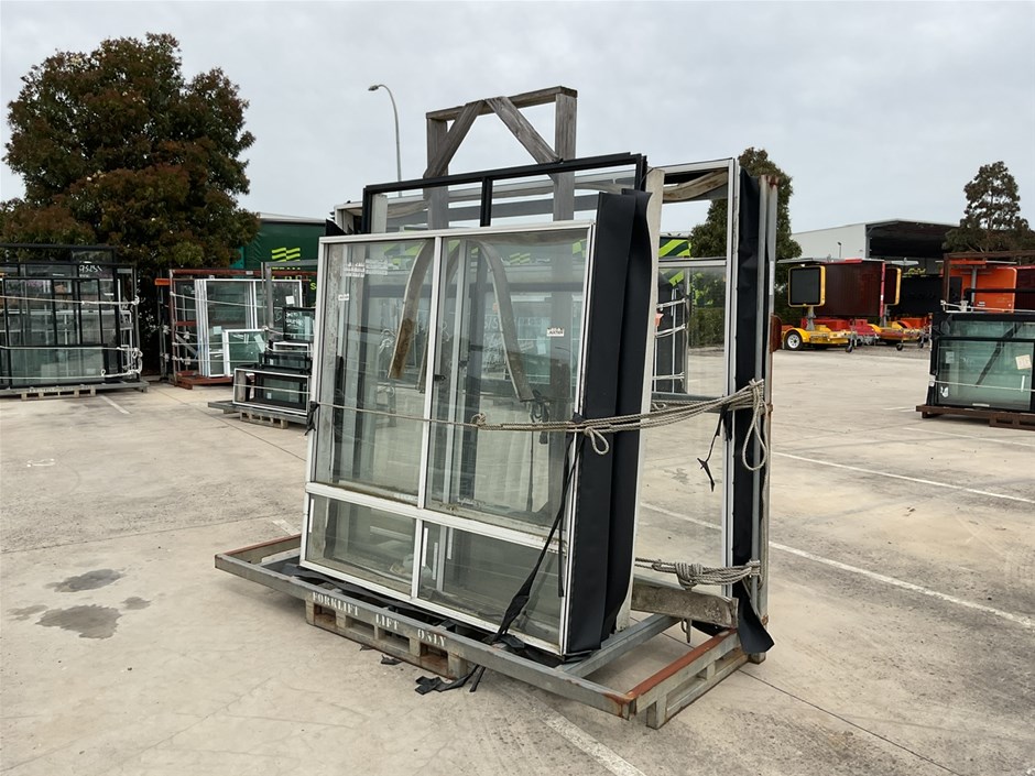 Assorted Alloy Window Frames x 4