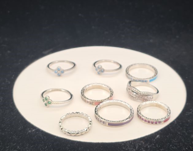 18K Gold-Plated Mixed Lot of 9 items