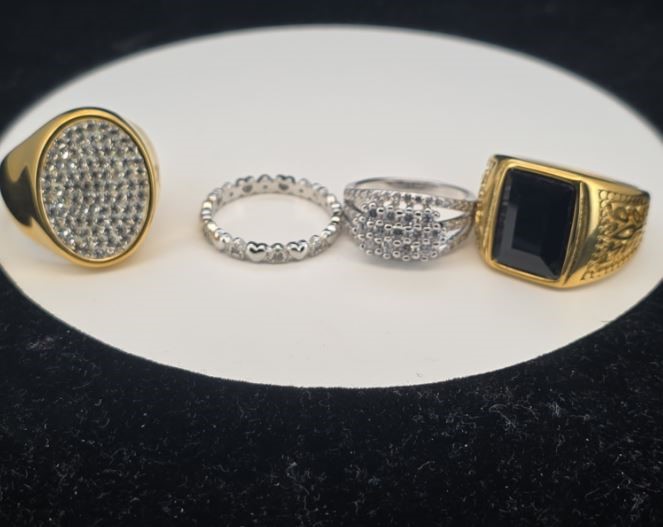 18K Gold-Plated Mixed lot of 4 Items