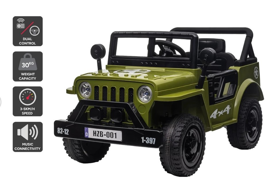 ESSENTIALS FOR YOU Kids Off Road Electric Ride-On Car.