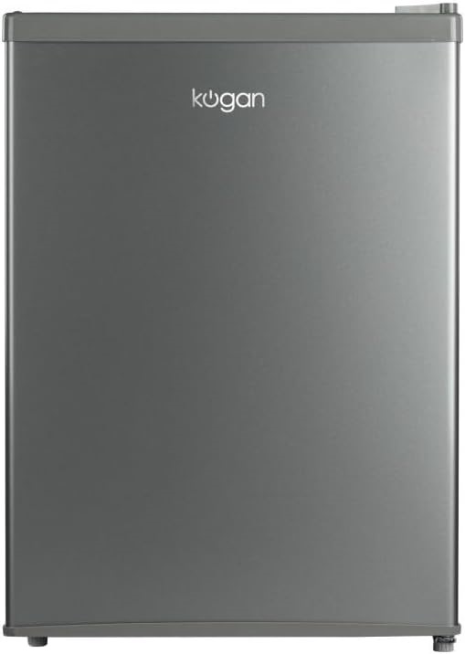 KOGAN Bar Fridge, 65L, Silver, KAM65LBRSFD.