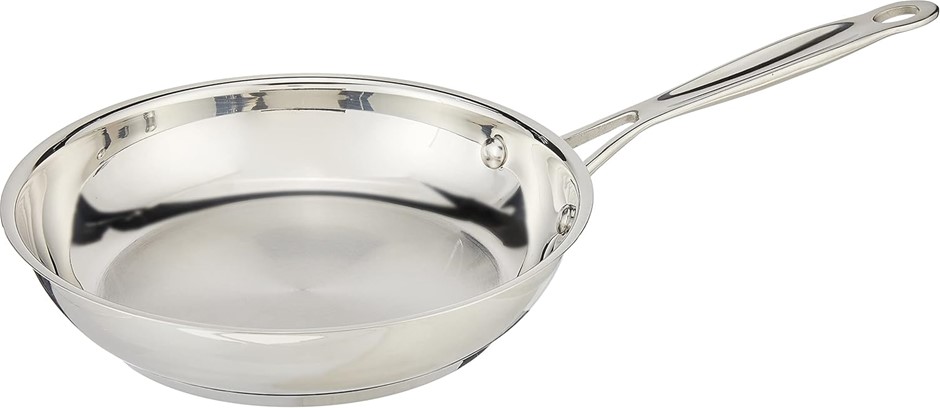 2 x CUISINART 722-20 Chef's Classic Stainless 8-Inch Open Skillet
