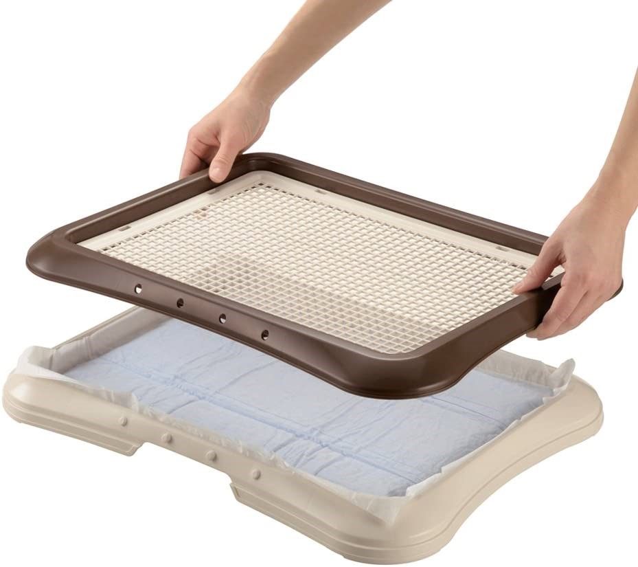 RICHELL Paw Trax Mesh Training Tray, Brown, 64.01 x 48.01 x 4.06 cm; 1.41 K
