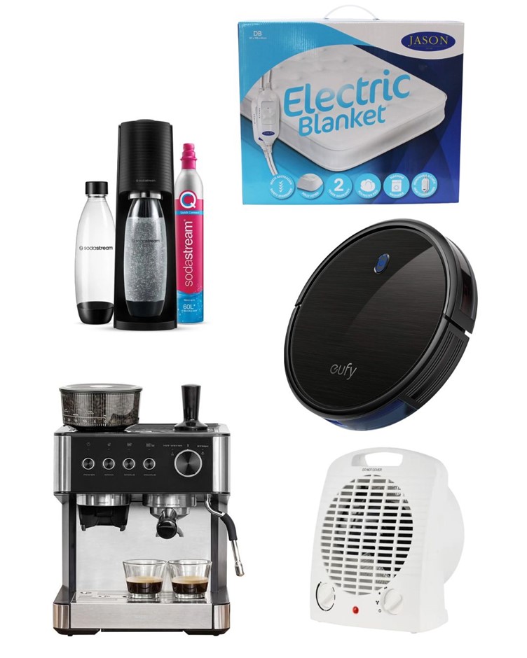 KITCHEN APPLIANCE BUNDLE (Worth RRP $1.2K): KOGAN SodaStream Crystal Spark