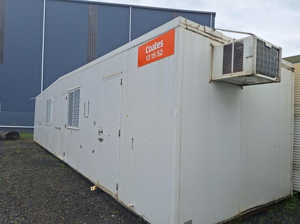 <B>12m x 3m portable building</B>