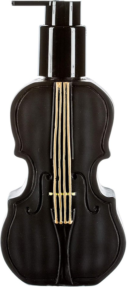 BORDERS UNLIMITED Black Violin Music Lotion/Soap Dispenser, Multi